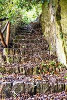 escadas de pedra velhas