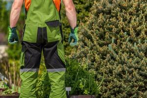 jardinagem uniforme fechar-se foto