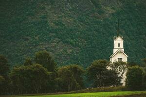 pequeno norueguês Igreja foto