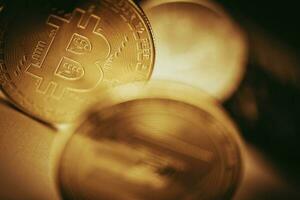 bitcoin criptografia moeda fechar acima. foto