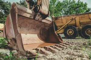 equipamentos de construção pesada foto