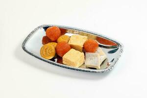 laddu laddoo motichoor bundi soan papdi papri shonpapri Sandesh shondesh tradicional bengali doces foto