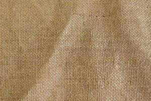 pano de saco textura marrom de fibra de serapilheira de fundo foto
