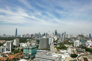 ampang, Malásia-abril 07, 2019 Kuala lumpur cidade Visão a partir de três torre soho em Jalan ampang. foto