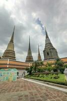 Bangkok, tailândia- Junho 28, 2017- wat fo, Além disso wat po. a têmpora do a reclinável Buda, oficial nome é wat phra Chetuphon Wimon mangkhalaram rajwaramahawihan. foto