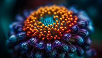 vibrante ramalhete do flores silvestres, uma natural beleza dentro primavera gerado de ai foto