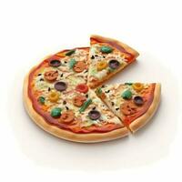 pizza ilustração ai gerado foto