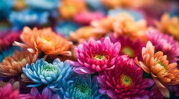 colorida flor fundo, generativo ai foto