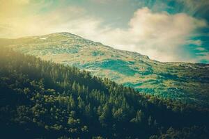 norueguês montanha panorama foto