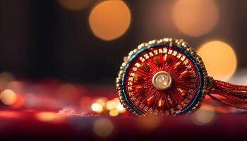 indígena elegância brilha dentro vibrante ouro às tradicional indiano Casamento gerado de ai foto