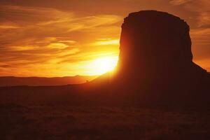 norte Arizona deserto pôr do sol foto