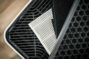 alta eficiência particulado ar e carbono Sediada filtros foto