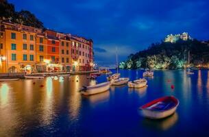 Portofino e castello Castanho foto