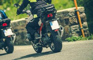 motocicleta estrada viagem foto