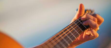 guitarra pescoço tratamento foto