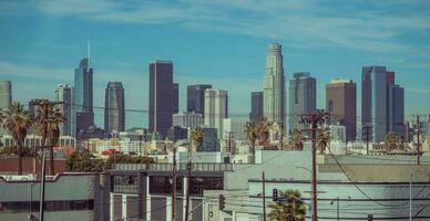 centro da cidade los angeles panorama foto