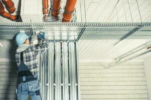 comercial construção elétrico sistema instalação foto