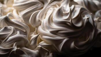 suave chocolate gelo em uma gourmet sobremesa, puro indulgência generativo ai foto
