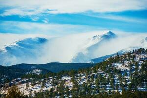 inverno Colorado montanhas rochosas foto