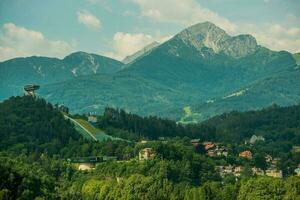 Innsbruck esqui saltar dentro Áustria foto