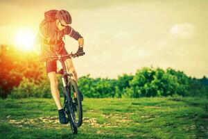 extremo montanha ciclismo foto