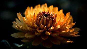 vibrante lótus Flor dentro tropical lagoa brilha brilhante gerado de ai foto