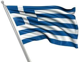 bandeira da grécia foto