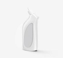 plástico detergente garrafa branco cor e realista texturas foto