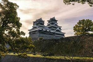 tenshu do Kumamoto castelo dentro Kumamoto cidade, kyushu, Japão foto