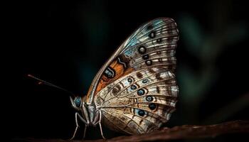 borboleta asa, frágil beleza dentro natureza gerado de ai foto