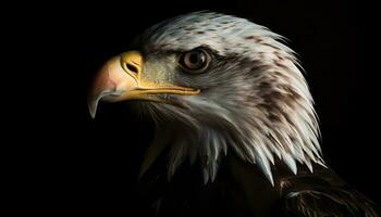 majestoso Careca águia, do americano liberdade gerado de ai foto