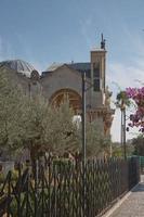 igreja de todas as nações no jardim gethsemane no monte das azeitonas jerusalém israel foto