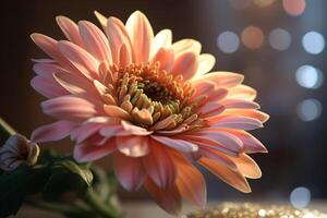 livre foto ainda vida fechar acima do flor dentro de casa fez com generativo ai