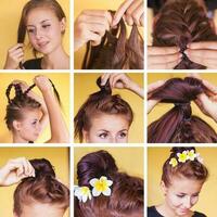 trançado pão updo tutorial foto