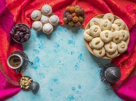 árabe doces, feriado biscoitos foto