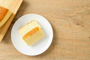 bolo de queijo em estilo japonês foto