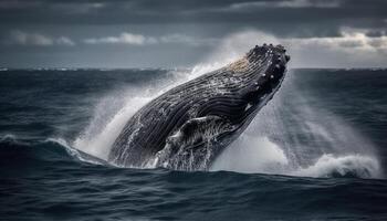 majestoso corcunda violações, beleza dentro natureza testemunhado gerado de ai foto