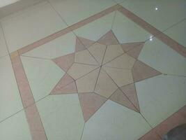 casa chão com em forma de estrela enfeites foto