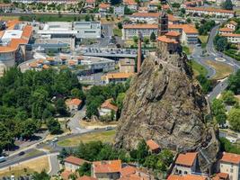 rocher st. michel d'aiguilhe na frança foto