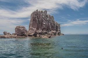 arquipélago isla espiritu santo em la paz, baja california foto