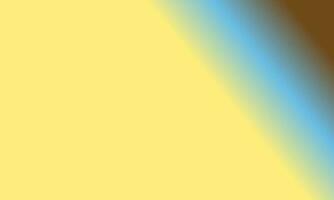 Projeto simples pastel amarelo azul e Castanho gradiente cor ilustração fundo foto