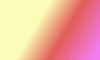 Projeto simples pastel amarelo vermelho e Rosa gradiente cor ilustração fundo foto