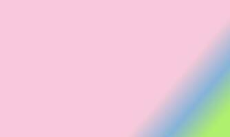 Projeto simples Rosa pastel, verde e azul gradiente cor ilustração fundo foto