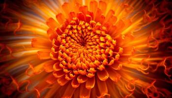 vibrante gerbera margarida, uma símbolo do amor e frescor gerado de ai foto