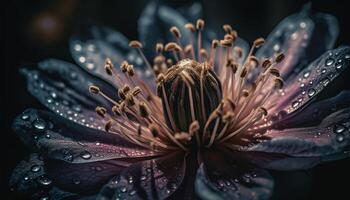 frescor e beleza dentro natureza solteiro flor gerado de ai foto