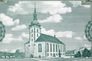 Igreja do a suposição do a abençoado virgem Maria dentro teplice a partir de dinheiro foto