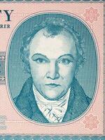 William preto uma retrato a partir de britânico dinheiro foto