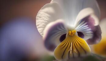 fechar acima do uma natureza orquídea beleza dentro Rosa gerado de ai foto