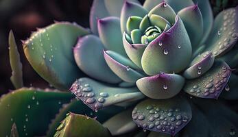 beleza corporificada dentro uma colorida flor pétala , generativo ai foto