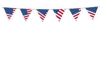 gráficos EUA bandeira ilustração isolado com branco fundo cópia de espaço para texto foto